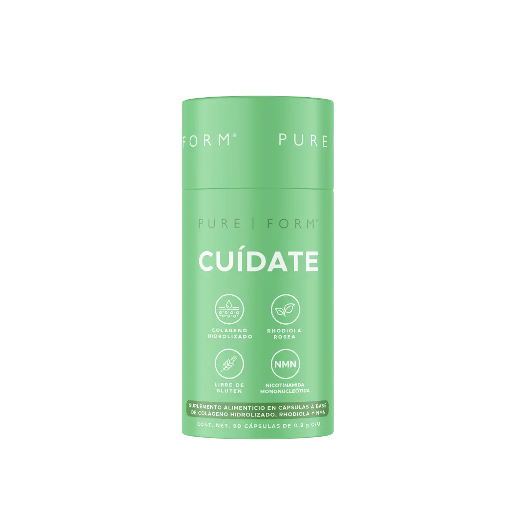 Cuídate | Rhodiola Rosea + NMN | 90 cápsulas 45 servicios