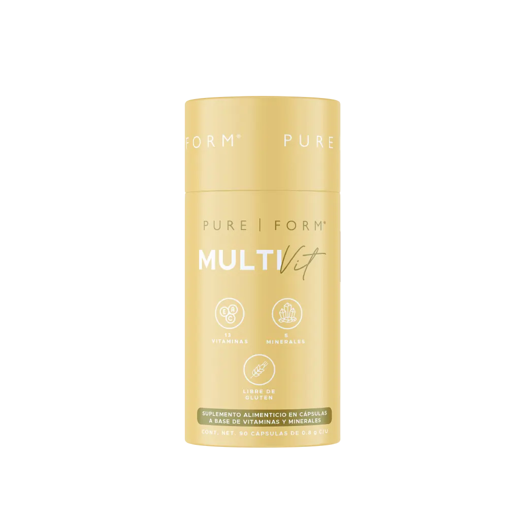 MultiVit Vitaminas y Minerales - 90 cápsulas - 45 servicios 